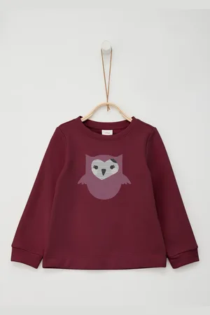 QS by s.Oliver Sweatshirt, mit Eule Aus Pailletten