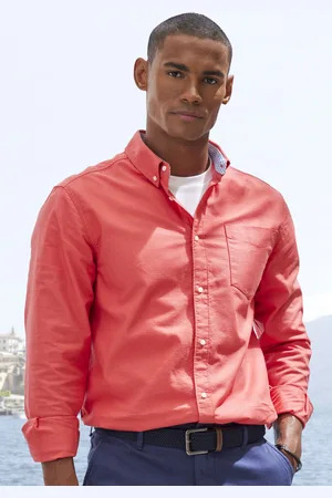 H.I.S Langarmhemd »regular-fit«, mit Button-down-Kragen, reine Baumwolle