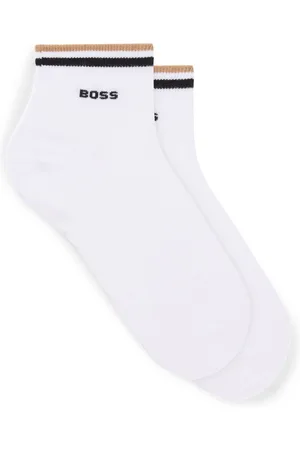 HUGO BOSS Freizeitsocken »2P SH Stripe CC«, (Packung, 2 Paar, 2er), mit Schriftzug