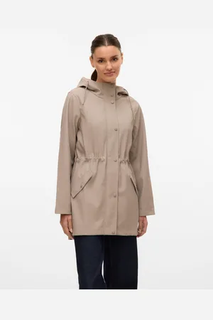 VERO MODA Regenjacke »VMMALOU COATED JACKET«, mit Kapuze