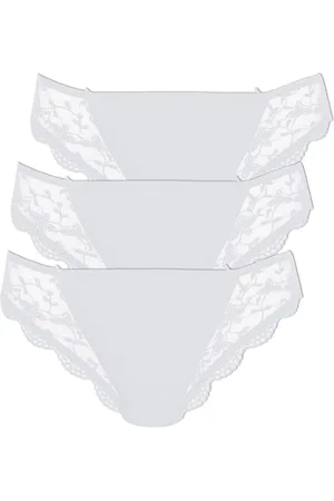Nina Von C. String »3er Pack Damen String Silver Edition«, (Spar-Pack, 3 Stück St.)