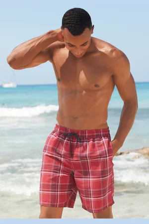 H.I.S Badeshorts »Karo«, mit kontrastfarbiger Kordel