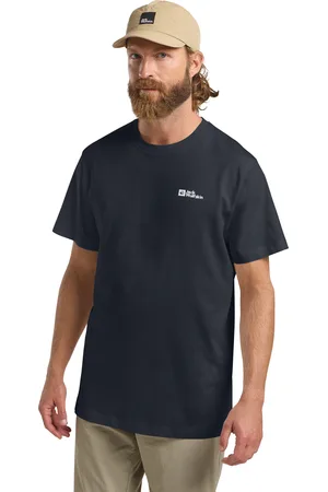 Jack Wolfskin T-Shirt »ESSENTIAL T M«, weiches, klassisches T-Shirt aus atmungsaktiver Bio-Baumwolle