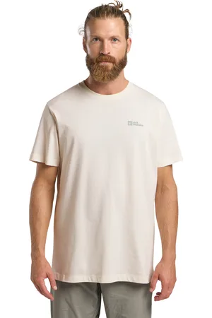 Jack Wolfskin T-Shirt »ESSENTIAL T M«, weiches, klassisches T-Shirt aus atmungsaktiver Bio-Baumwolle