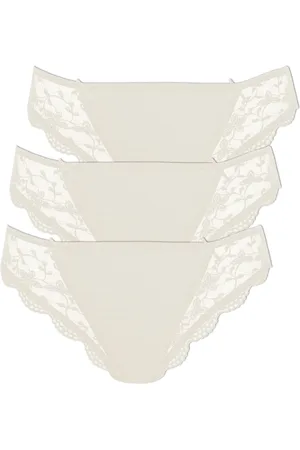 Nina Von C. String »3er Pack Damen String Silver Edition«, (Spar-Pack, 3 Stück St.)