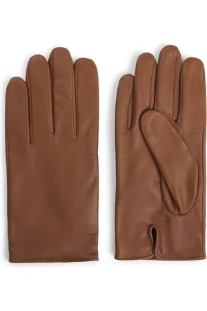 HUGO BOSS Lederhandschuhe »Glove«, mit Touch Tech Fingertips