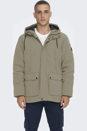 Only & Sons Langjacke »ONSJAYDEN PARKA NOOS OTW VD«, mit Kapuze