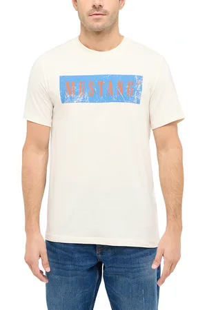Mustang T-Shirt, mit Logo Schriftzug