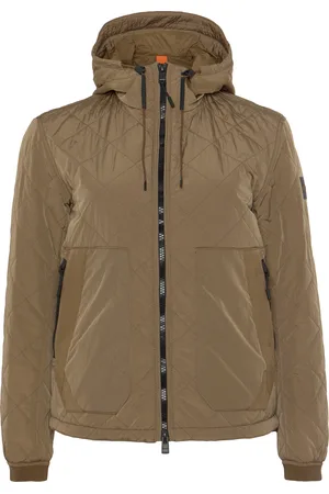 HUGO BOSS Steppjacke, (1 St.), mit Kapuze, mit Kapuze