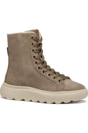Geox Schnürboots »D SPHERICA EC4.1 D«, Plateau Boot, Chunky Boot, Winterboot mit Warmfutter