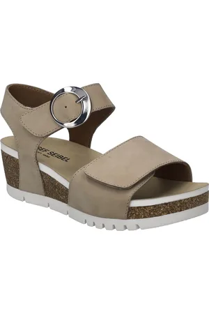 Josef Seibel Keilsandalette »Quinn 16«, Plateausandale, Keilsandale mit Klettverschluss