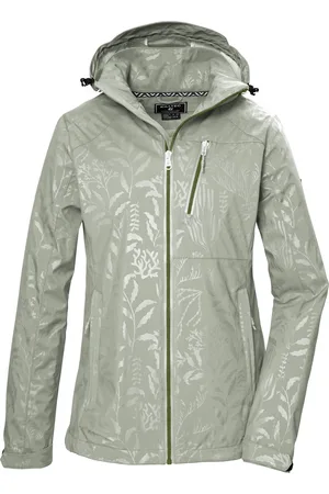 Killtec Softshelljacke »KOS 122 WMN SFTSHLL JCKT FLORAL«, Softshelljacke: Wind-u wasserdichte, atmungsaktiv, Kapuze regulierbar