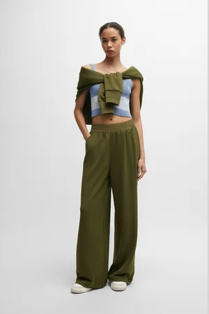 HUGO BOSS Stoffhose »C_Ecara«, Wide Leg
