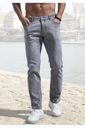 john devin 5-Pocket-Jeans »Straight-fit Jeans«, aus elastischer Denim-Qualität