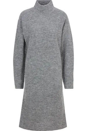 HUGO BOSS Strickkleid »C_Fagdassy«, mit Stehkragen
