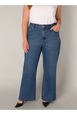 Base Level Weite Jeans, in großen Größen