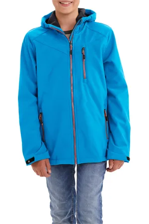 Killtec Softshelljacke »Boys Softshelljacke«, Wasserabweisende Softshelljacke mit Kapuze, Fleece und PFAs-frei