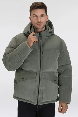 HUGO BOSS Steppjacke »Odope«, mit Kapuze, Label-Badge am Ärmel