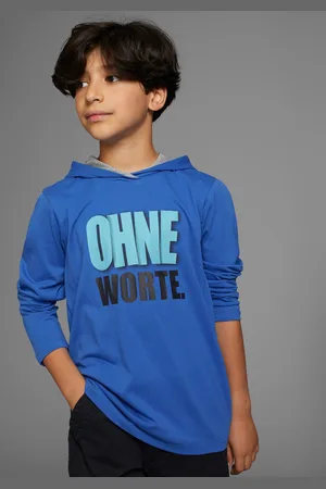 Kidsworld Kapuzenshirt »OHNE Worte!«, cooler Spruch