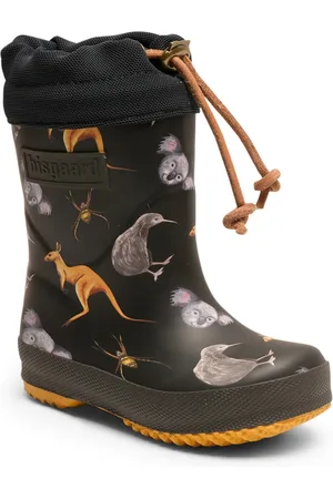 Bisgaard Gummistiefel »thermo rubber«, Winterstiefel, Regenstiefel, Matsch Schuh mit Zugkordel