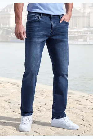 john devin 5-Pocket-Jeans »Straight-fit Jeans«, aus elastischer Denim-Qualität