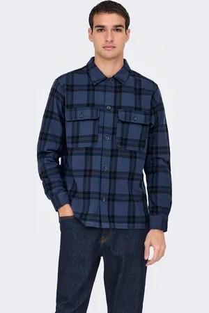 Only & Sons Langarmhemd »ONSOLIVER TWILL OVERDYE OVERSHIRT BF«