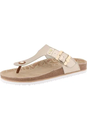 TOM TAILOR Zehentrenner, Sommerschuh, Schlappen, Dianette mit verstellbarer Schnalle