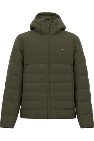 Tommy Hilfiger Steppjacke »CL MIXED MEDIA HOODED JACKET«, mit Kapuze