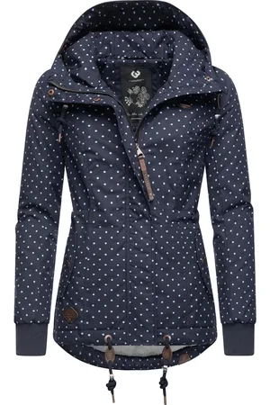 Ragwear Winterjacke »Winterjacke Danka Dots Intl.«, mit Kapuze, stylische Winter Outdoorjacke mit Kapuze