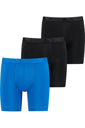 PUMA Boxershorts »Boxershort Sport Micorfiber Long Boxer 3P 4er Pack«