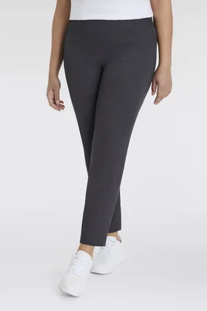 Kj Schlupfhose »Schlupfhose Susie in Bi-Stretch, Kammgarnoptik«, ideal für kräftige Oberschenkel