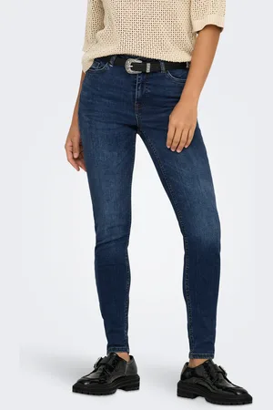 JDY Skinny-fit-Jeans »FINA MW SKINNY ANK JNS DB NOOS DNM«