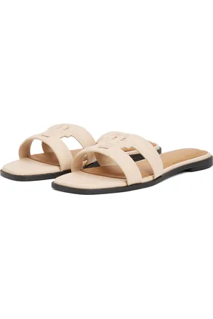 Tommy Hilfiger Pantolette »TH LOGO STRAP MULE«, Bequemschuh, Sommerschuh, Flats mit TH-Logo