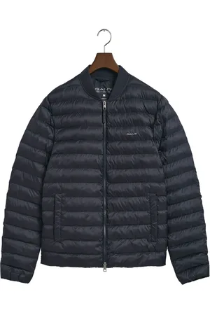 GANT Steppjacke »Light Weight Bomberjacke leicht pflegeleicht«, mit geripptem Bomberkragen