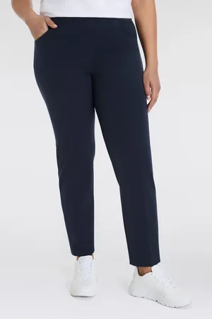 Kj Schlupfhose »Schlupfhose Susie in Bi-Stretch, Kammgarnoptik«, ideal für kräftige Oberschenkel