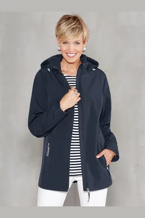 Classic Basics Softshelljacke, mit Kapuze