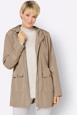 Classic Basics Langjacke, mit Kapuze