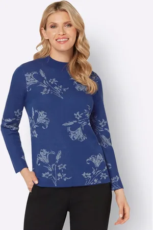 Classic Basics Stehkragenpullover »Jacquard-Pullover«