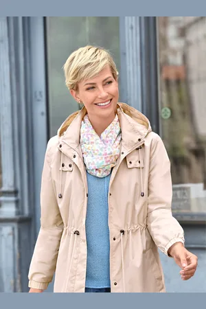 Classic Basics Langjacke, mit Kapuze