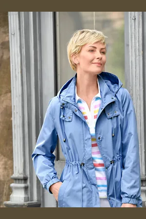 Classic Basics Langjacke, mit Kapuze