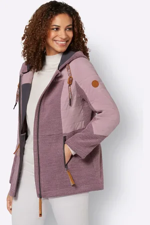 Casual Looks Strickfleecejacke, mit Kapuze