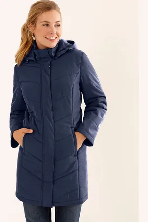 Classic Basics Langjacke, mit Kapuze