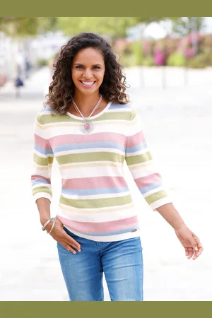 Casual Looks Streifenpullover »Pullover«