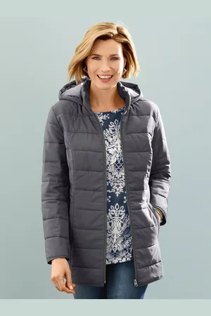 Classic Basics Steppjacke, mit Kapuze
