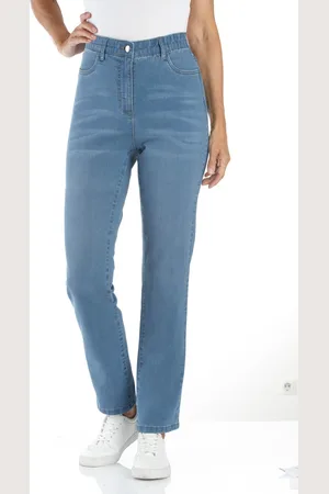 Classic Basics High-waist-Jeans, (1 tlg.)