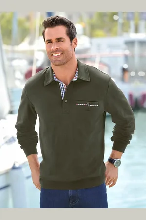 marco donati Poloshirt »Langarm-Shirt«