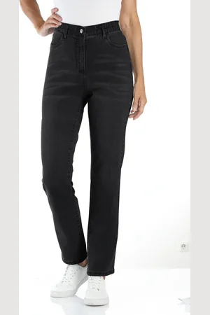 Classic Basics High-waist-Jeans, (1 tlg.)