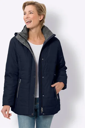 Classic Basics Steppjacke, mit Kapuze