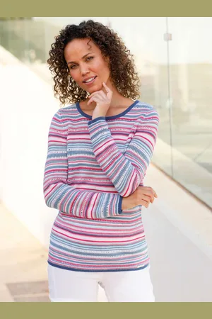 Casual Looks Rundhalspullover »Rundhals-Pullover«