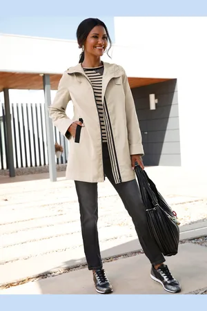 Classic Basics Langjacke, mit Kapuze